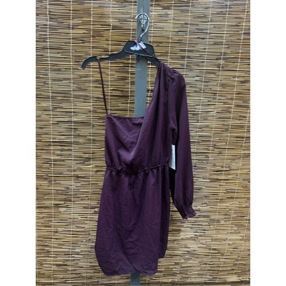 AX PARIS Womens Woven One Shoulder Cocktail and Party Dress size 4 small - Picture 3 of 3